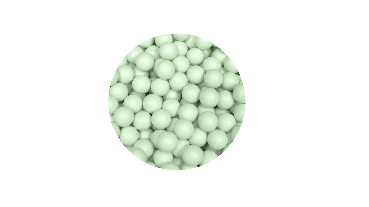 Ft Balls, Green, 200 Pcs.